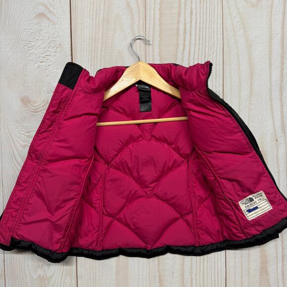 The North Face Girls XS Goose Down 550 Fill Puffer Jacket  Water-Repellent Black - Picture 6 of 8